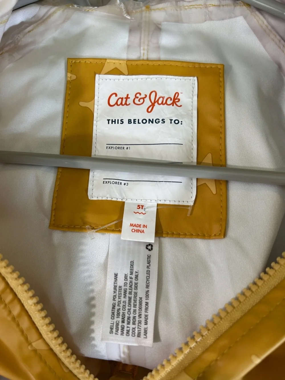 New Cat & Jack Rain Proof Jumpsuit - Picture 4 of 4